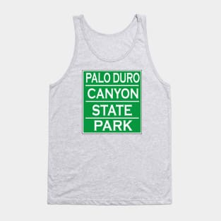 PALO DURO CANYON STATE PARK Tank Top